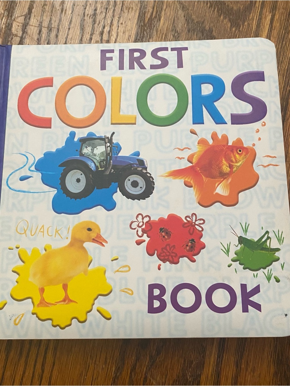 First Colors Book - Kids Learning Puff Book (Multicolor)